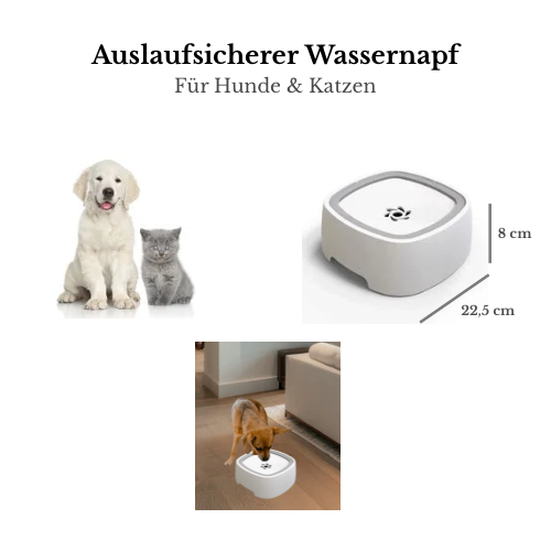 Auslaufsicherer Wassernapf